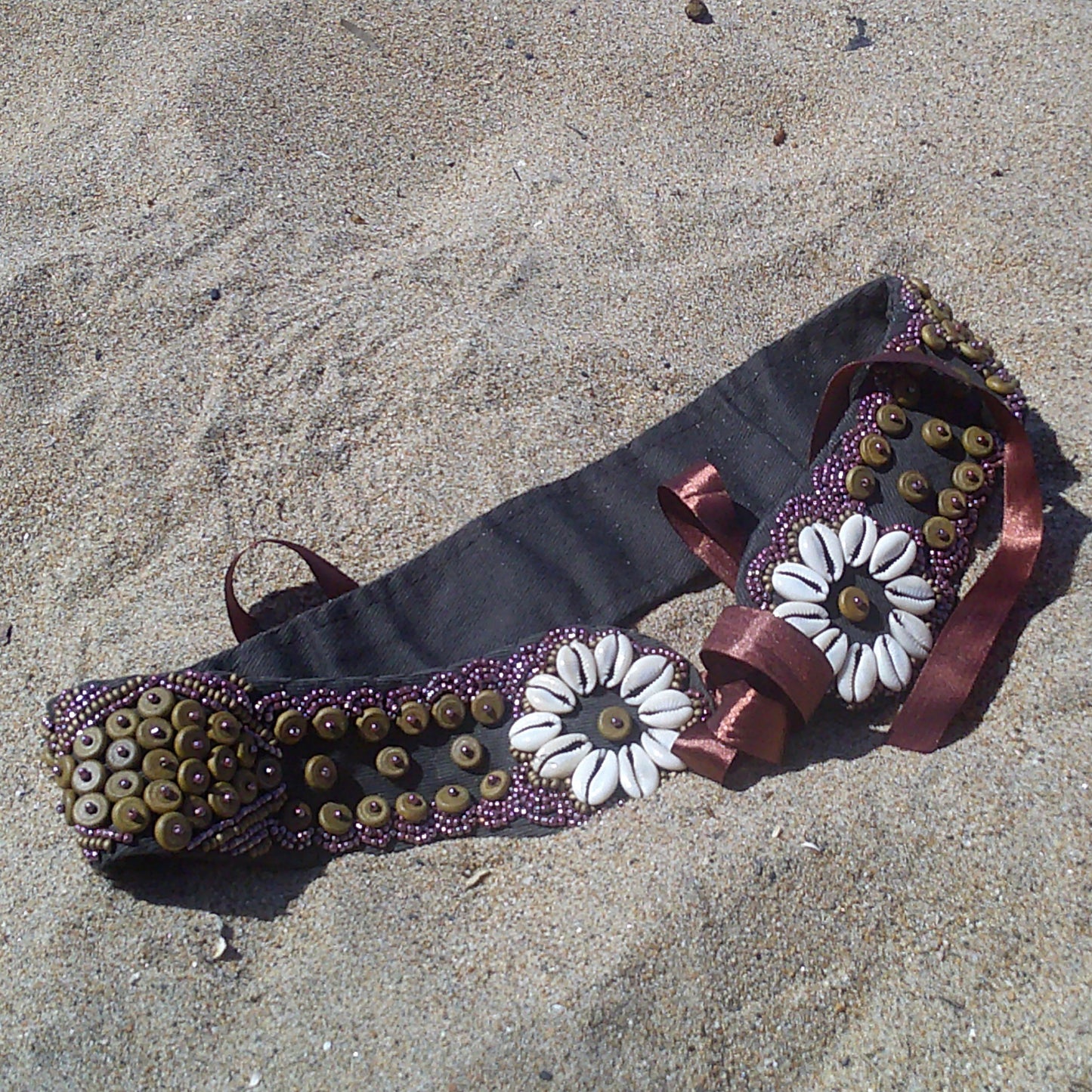 Beaded Shell Belt