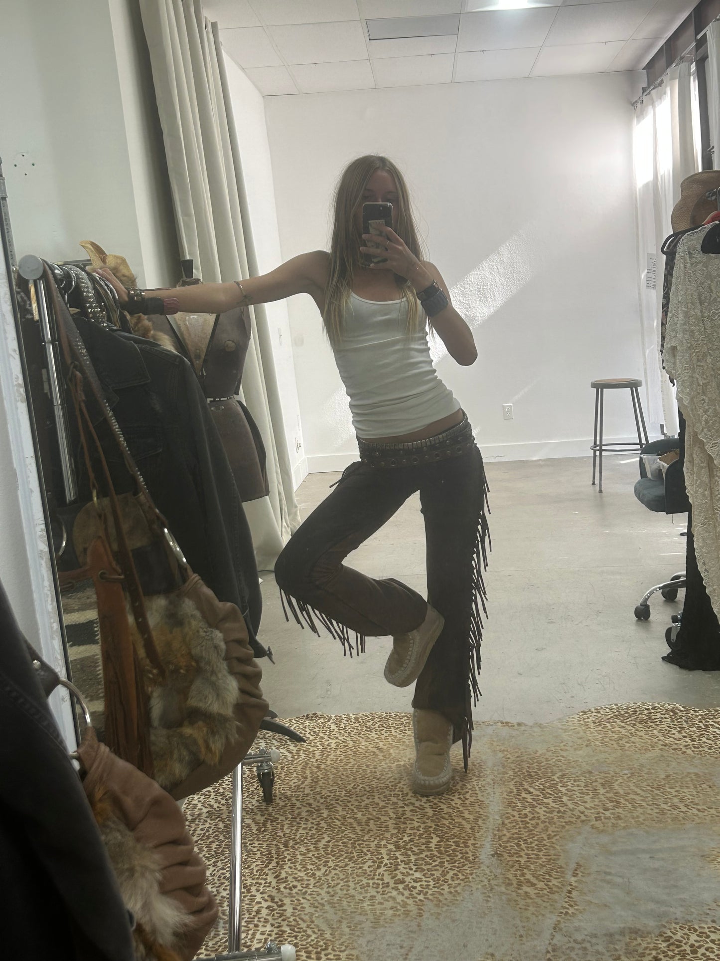 Fringe Cotton Pant - Preorder