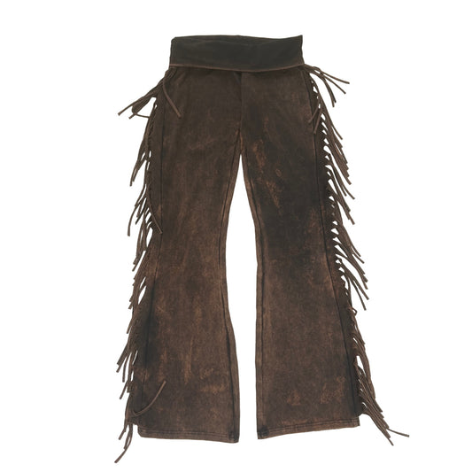 Fringe Cotton Pant