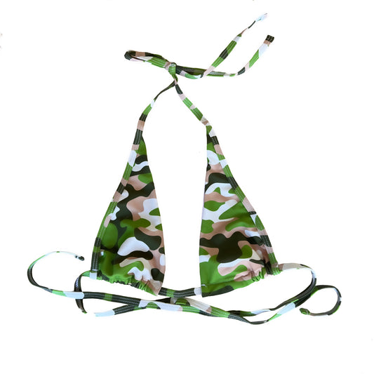Camo Bikini Top