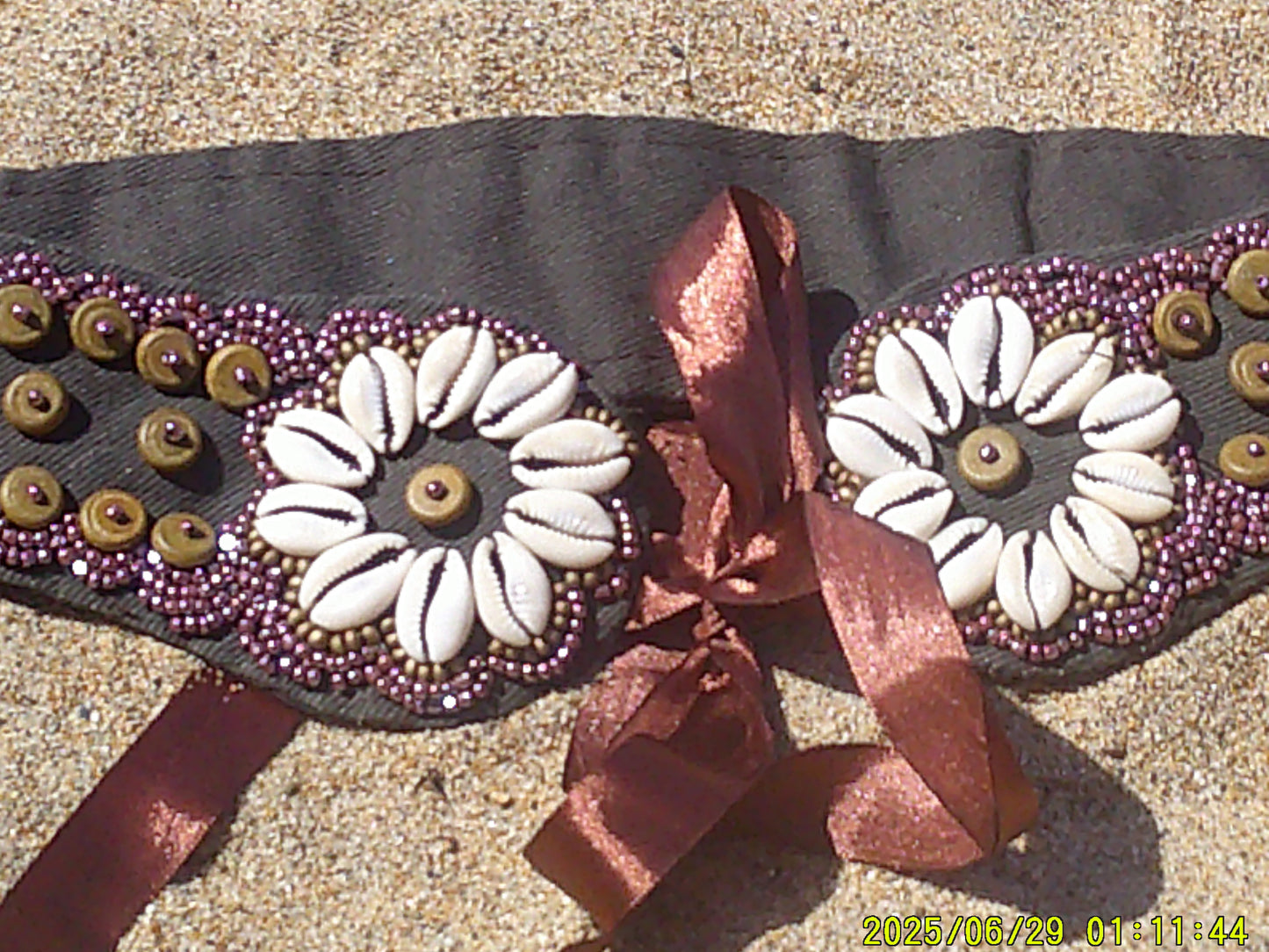 Beaded Shell Belt