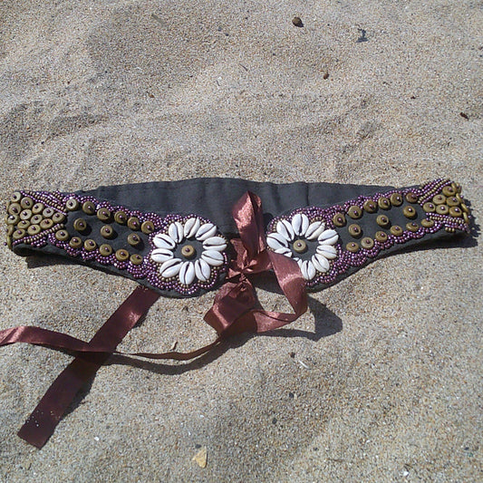 Beaded Shell Belt